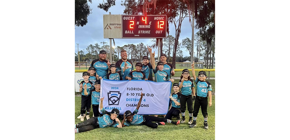 2024 Minors 10u Baseball District Champions